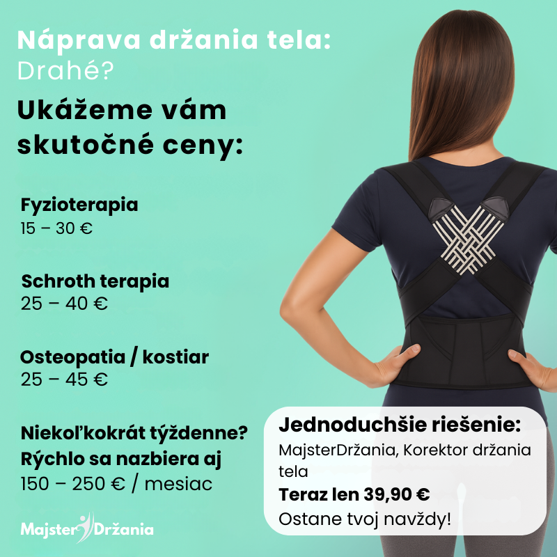 MajsterDržania – Korektor držania tela