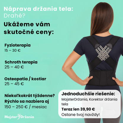 MajsterDržania – Korektor držania tela